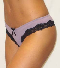 Bassoni Cotton Lace Trim G-String 3-Pack
