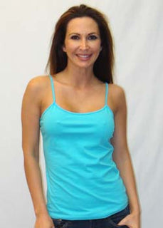 Women's Cotton Elastane Singlet Top
