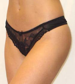 Bassoni Lace & Mesh G-String