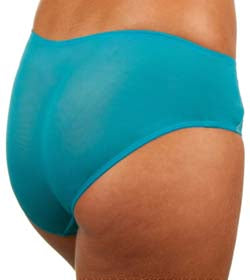 Bassoni Erin Aqua Lace & Satin Brief