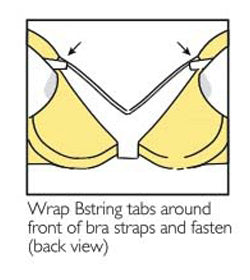 Bstring Cleavage Cover Bra Attachment