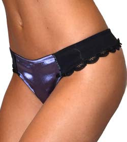 Little Minx Satin & Microfibre Hipster G-String