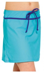 Girls' Nylon Lycra Swim Skirt