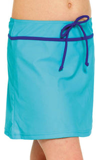 Girls' Nylon Lycra Swim Skirt