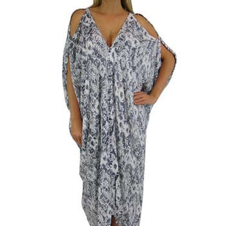 Sundrenched Borneo Print Rayon Toga Dress
