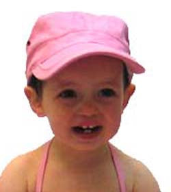 Kids' Cotton Radar Cap with Velcro Adjustment