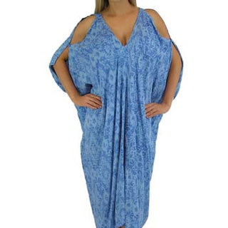 Sundrenched Borneo Print Rayon Toga Dress