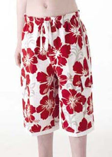 Boys' Microfibre Boardshorts Navy & Red Sizes 8-14