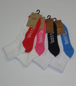 Sockit-Tumi Kids' Unisex Two-Tone Sports Ankle Socks