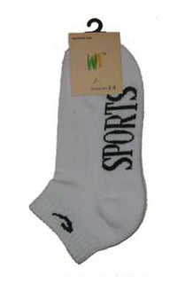 Sockit-Tumi Ladies' Two-Tone Ankle Sport Socks