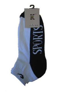 Sockit-Tumi Men's Two-Tone Sport Ankle Socks