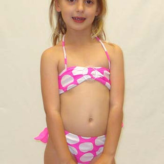 Cherry Lane Girls' Halter Neck Bandeau Bikini