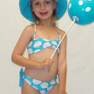 Cherry Lane Girls' Halter Neck Bandeau Bikini