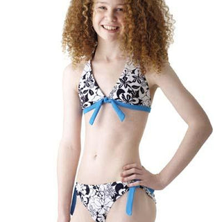 Nylon Lycra Triangle Halter Bikini