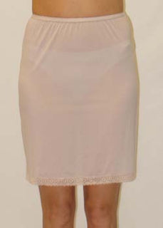 Bassoni Microfibre Half Slip with Lace Hem