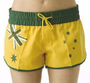 Sundrenched Aussie Bubble Women's Microfibre Beach Shorts