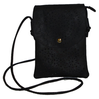 Ivys Cut-Out PU Leather Mini Shoulder Bag