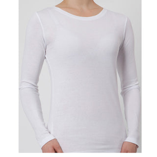 Base Layers Combed Cotton Long Sleeve Top