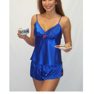 Bassoni Satin Cami & Boxer Set