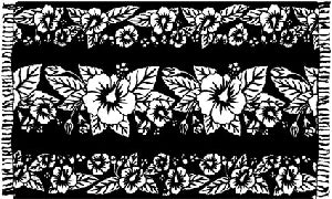 Sundrenched Big Flower Sarong