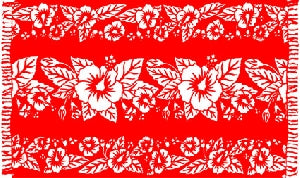 Sundrenched Big Flower Sarong