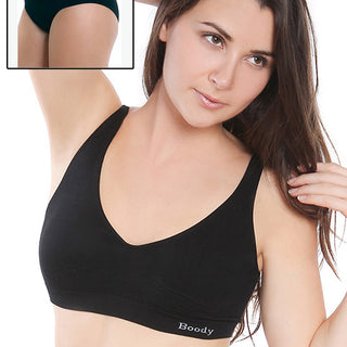 Boody Bamboo Crop Top & Bikini SET