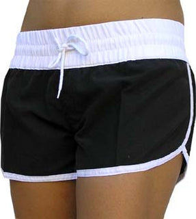 Sundrenched Plain Bubble Women's Microfibre Beach Shorts