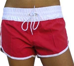 Sundrenched Plain Bubble Women's Microfibre Beach Shorts