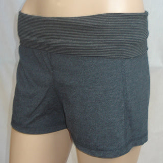 Cherry Lane Cotton Interlock Shorts with Striped Roll Band