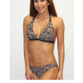 Cherry Lane Triangle Halter Neck Bikini with Removable Pads