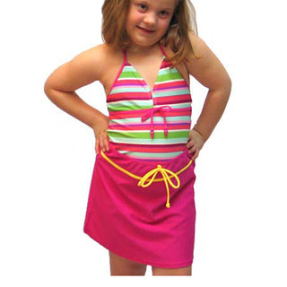 Girls' Nylon Lycra Swim Skirt