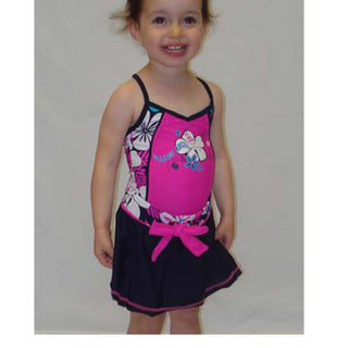 Cosmic Girl Girls' One-Piece Bather with Matching Skirt