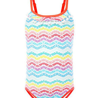 Cupid Girl High Neck Contrast Binding One Piece