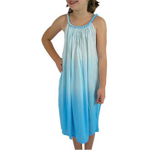 Girls' Rayon Tie-Dye Summer Dress