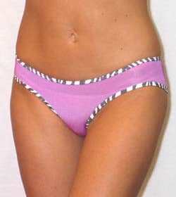 Sienna Zebra Trim Soft Stretch Boyleg Bikini
