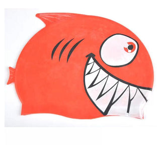 Jaws Kids Silicone Shark Character Swim Cap