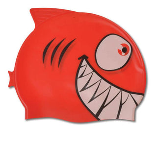 Jaws Kids Silicone Shark Character Swim Cap