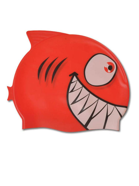 Jaws Kids Silicone Shark Character Swim Cap