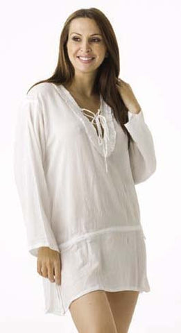 Lace Up Kaftan W