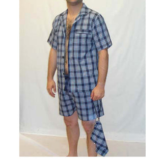 Men's Poly Cotton Pyjama Set
