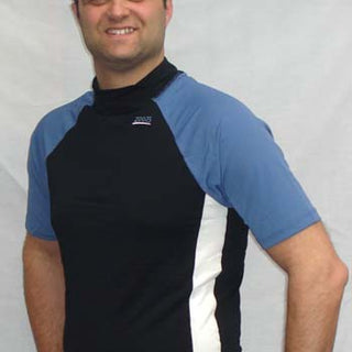 Zoggs Men's Spliced Short Sleeve Rash Top