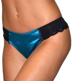 Little Minx Satin & Microfibre Hipster G-String