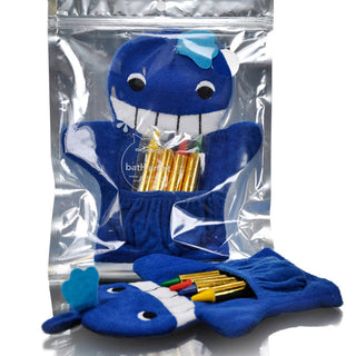 Star & Rose Bath Artist Whale Glove
