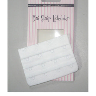 Secret Weapons 4 hook white bra extender