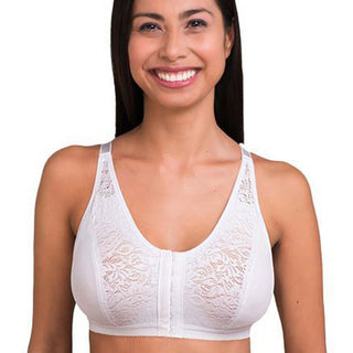 Trulife Charlotte Front Opening Microfibre & Lace Mastectomy Bra