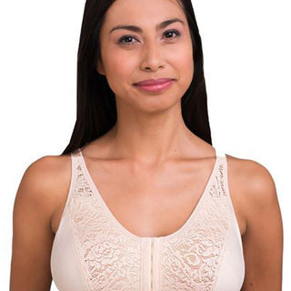 Trulife Charlotte Front Opening Microfibre & Lace Mastectomy Bra