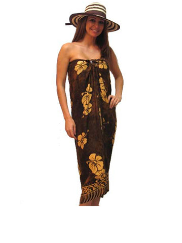 Tube Hibiscus Sarong