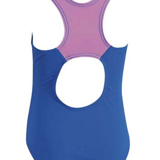 Zoggs Tots Rayback Splice Baby Girls' Chlorine Resistant One-Piece Blue