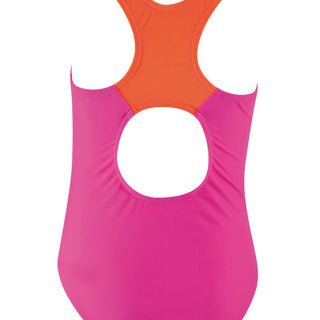 Zoggs Splice Rayback Tots Chlorine Resistant Girls' Swimsuit