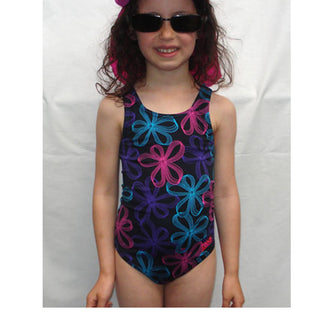 Zoggs Venus Bay Girls' CR25 Chlorine Resistant Speedback One-Piece